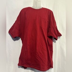 Fruit of the Loom Red Short Sleeve T Shirt